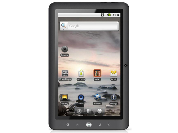 Coby Kyros MID1024: Android-планшет с 10-дюймовым дисплеем